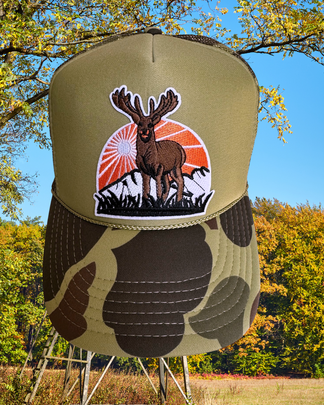 "Deer" Trucker Hat Camo
